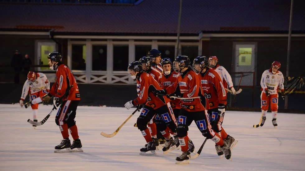 Inte många trodde att Tjust Bandy skulle bli ett topplag i division ett - men det är precis vad de har blivit. Tjust är tvåa i tabellen. Foto: Ossian Mathiasson