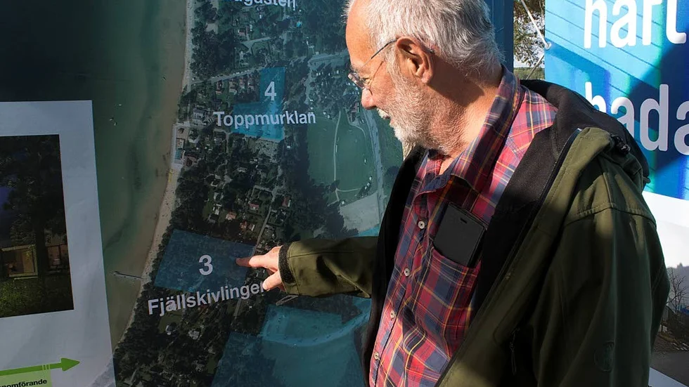 Håkan Jungbeck bor i ena hörnet av ett av de områden som eventuellt får hysa en Lalandlia-stugby.