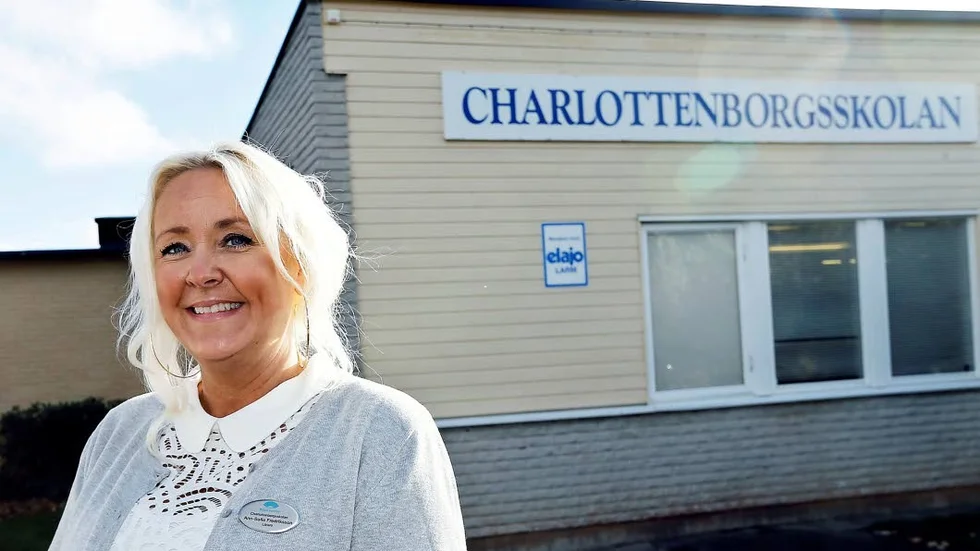 Fia Fredriksson älskar sitt jobb på Charlottenborgsskolan.