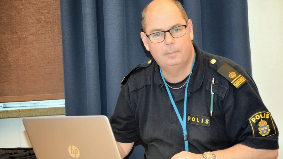 Kommunpolis Håkan Karlsson berättar att villainbrotten är rekordfå i Vimmerby kommun i år.