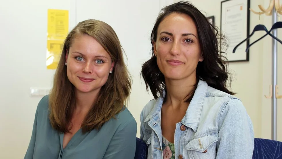 Förändring. Heltidsmentorerna Andrea Franzén Hallgren och Selvete Mehmeti arbetar med värdegrunden på Birgittaskolan.