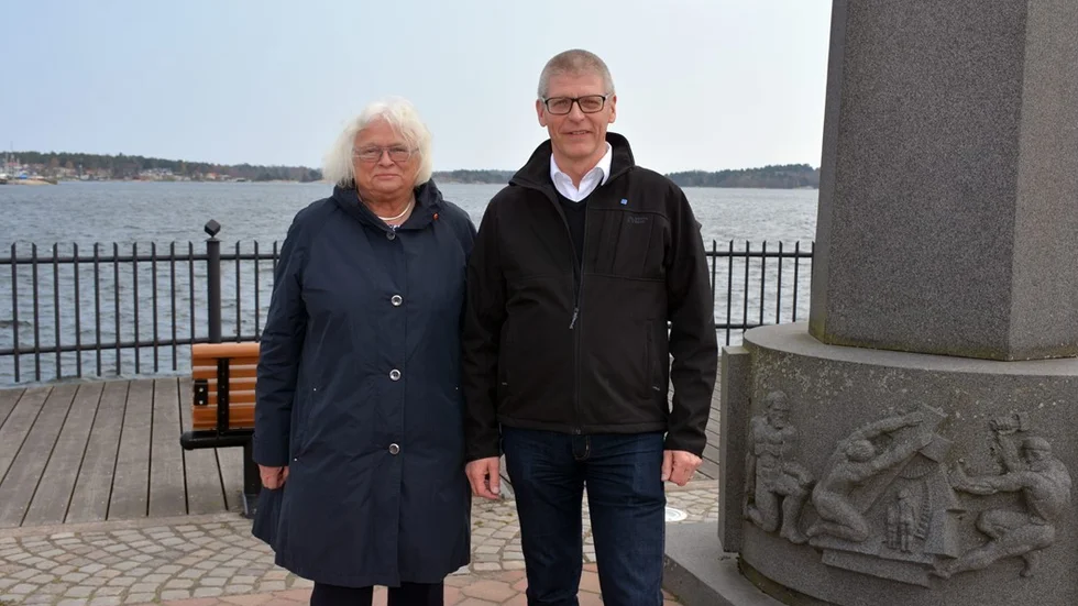 Kerstin Lahi och Lars-Inge Karlsson KD. Foto: Anders Sjögren