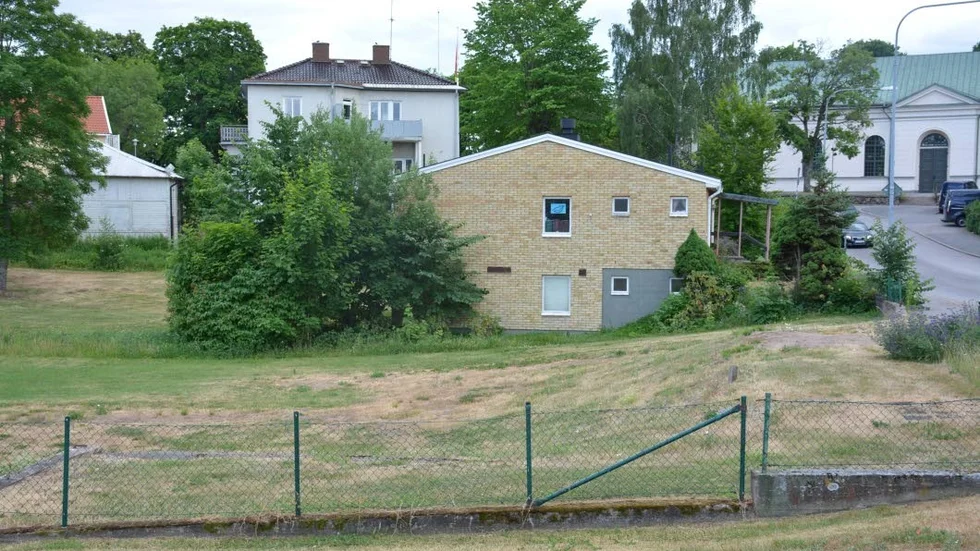 Tomten Uven vid Kampgatan i centrala Vimmerby.