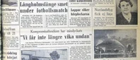 Ved och vedhuggare saknades i Malmberget