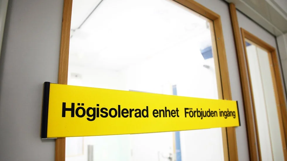 LINKÖPING 20110308
En kvinna i 30-årsåldern vårdas just nu på högisoleringsenheten, vid Infektionskliniken, på Universitetssjukhuset (US) i Linköping för den dödliga sjukdomen lassafeber. 
Bild Jeppe Gustafsson