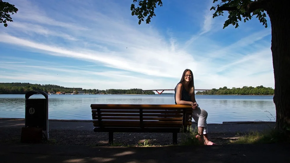 MOTALA 20140610
Paus: Ramona Karlsson har haft en tuff uppväxt och berättar om hur hon tagit sig vidare. 
Bild Jeppe Gustafsson