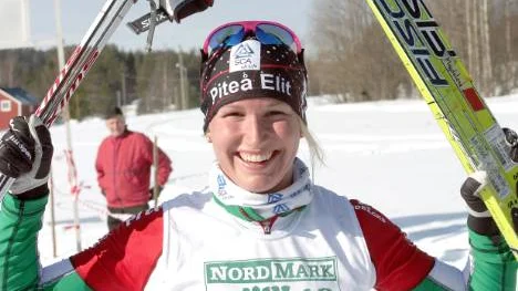 Magdalena Pajala var en lika glad som överlägsen vinnare av Skatamarksloppet. "Jag kommer tillbaka", sa hon.