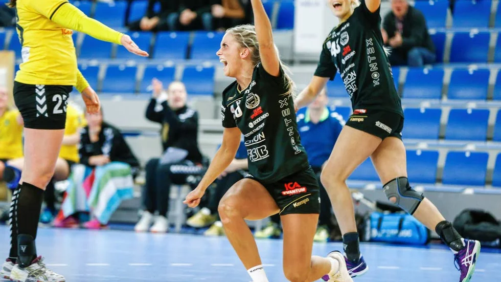 Giganten. Emma Nordmark gjorde sju mål för Boden Handboll.