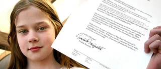Statsministern svarade Lena, 11 år
