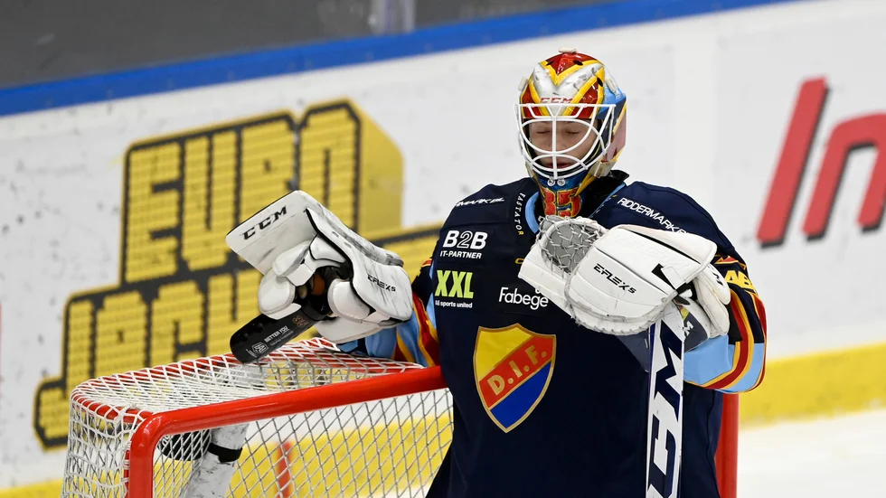 Djurgårdens Carl Lindbom. Arkivbild.