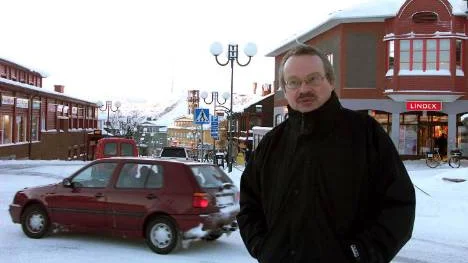 Lars Törnman sågar LKAB:s enkät. "Frågan är fel ställd", tycker han.foto: lina norberg-Juuso