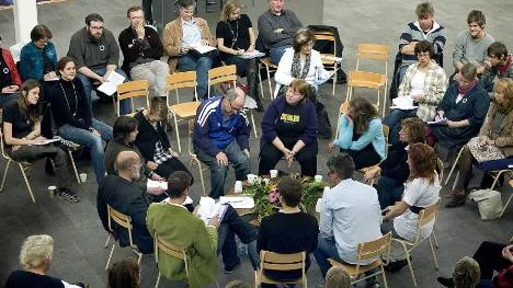 Entreprenörveckan på Luleå universitetet kom igång på allvar under tisdagen. Här diskuterades entreprenörskapet i gymnasiet.Foto: KURT ENGSTRÖM