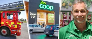 Brandbilar ryckte ut efter falska larm på Coop – två gånger