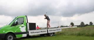 En golfsving från flaket