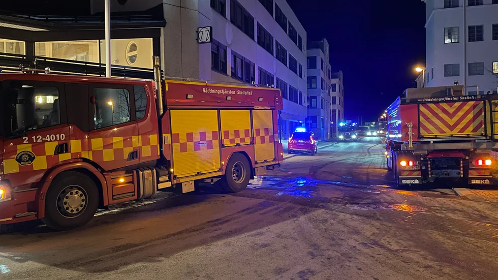 Räddningstjänsten ryckte ut till en befarad brand på ett hotell på lördagskvällen.