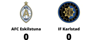 Mållöst när AFC Eskilstuna tog emot IF Karlstad