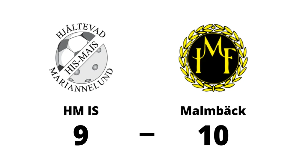 Hjältevad Mariannelunds IS förlorade mot Malmbäcks IF