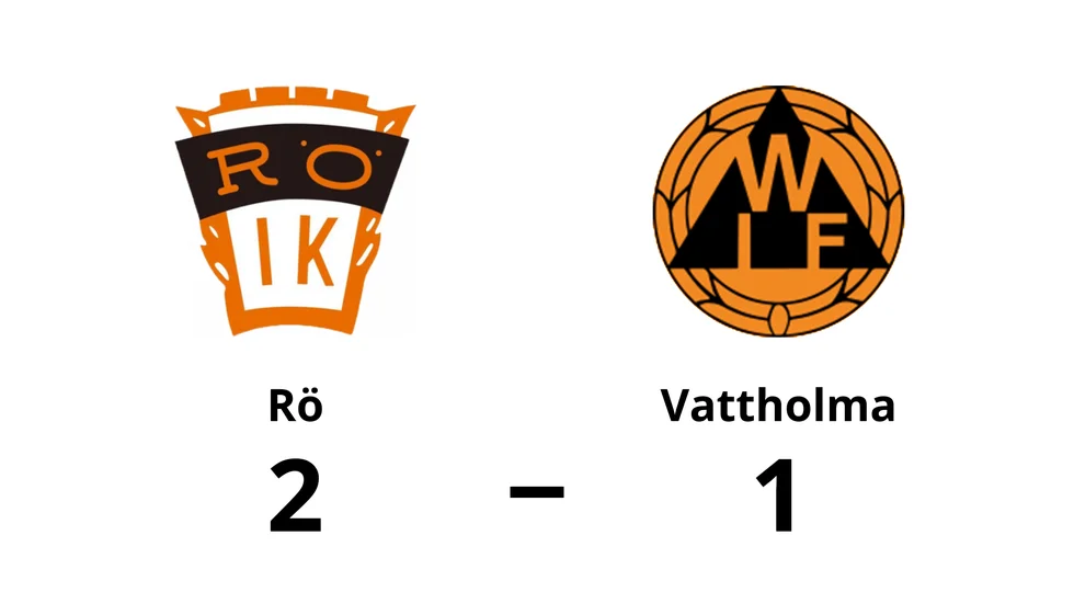 Rö IK vann mot Vattholma IF