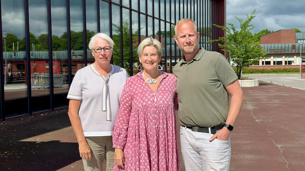 Anki Hartmann, Heléne Linder och Torbjörn Kock står bakom insändaren.