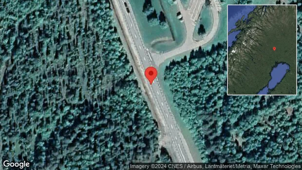 Varnar för renar på vägen på E10