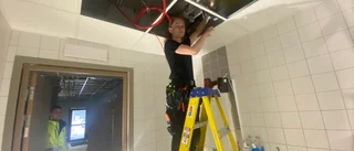 Bygget i gång efter konkursen – tolv elektriker jobbar för fullt