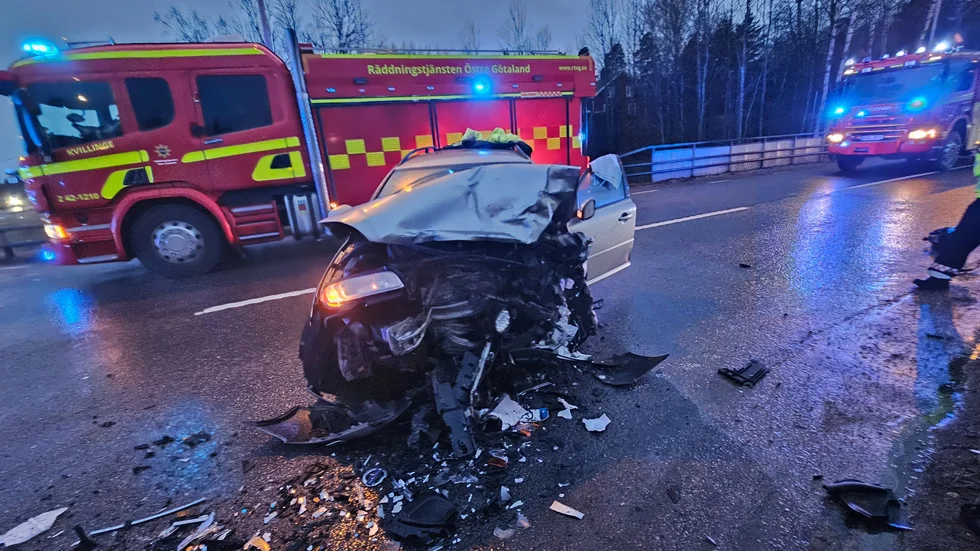 Trafikolyckan i Ljungakorset på onsdagseftermiddagen ledde till att ett äldre par avled.