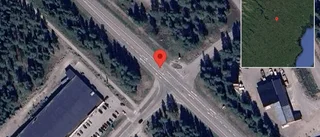 Olycka på väg 95 - ett körfält blockerat