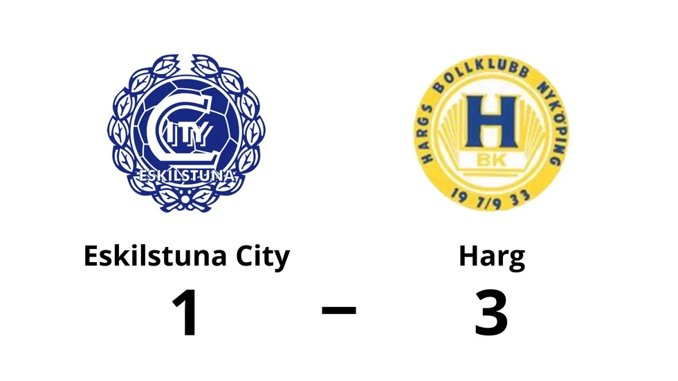Eskilstuna City förlorade mot Hargs BK