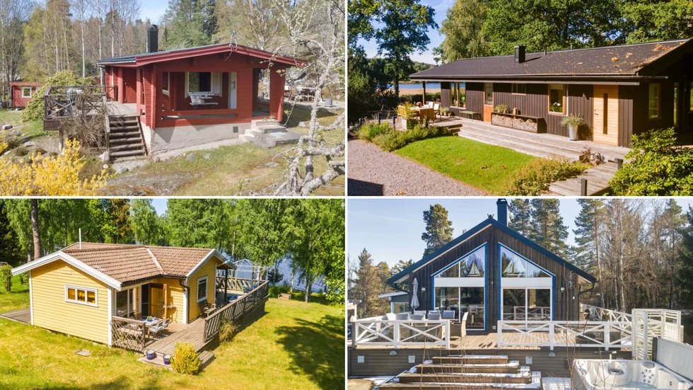 Det har blivit en rekordsommar för försäljningen av fritidsbostäder i Strängnäs kommun. Här är fyra av de fastigheter som mäklaren Annalena Stening har sålt i sommar.
