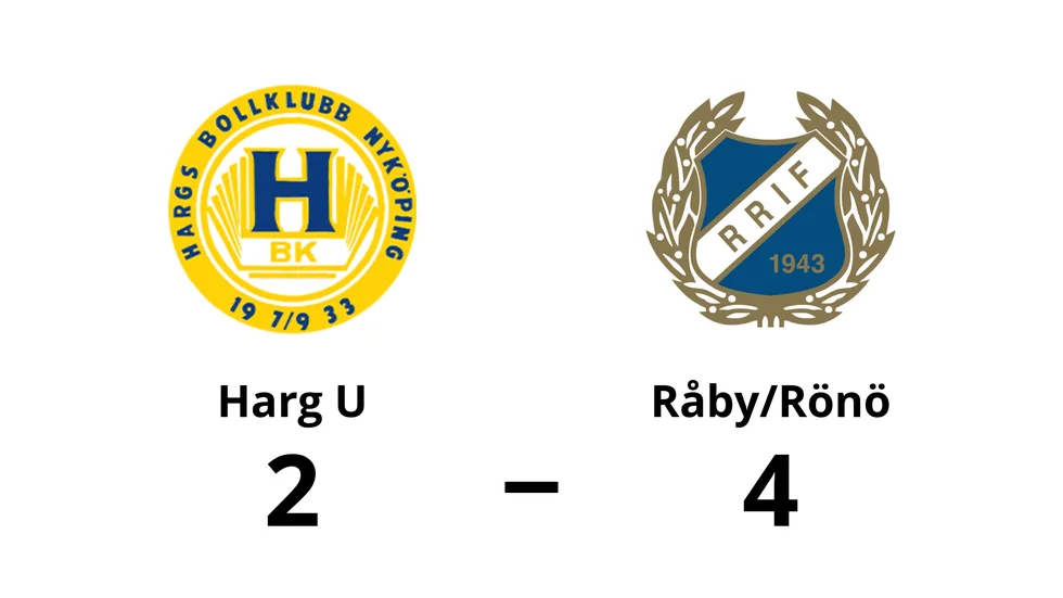 Hargs BK U förlorade mot Råby-Rönö IF