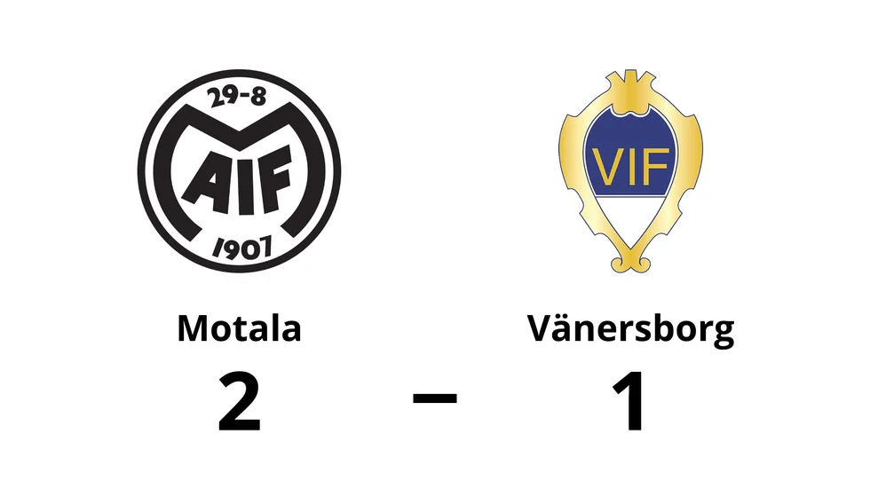 Motala vann mot Vänersborgs IF