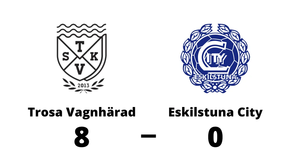 Trosa-Vagnhärad SK vann mot Eskilstuna City