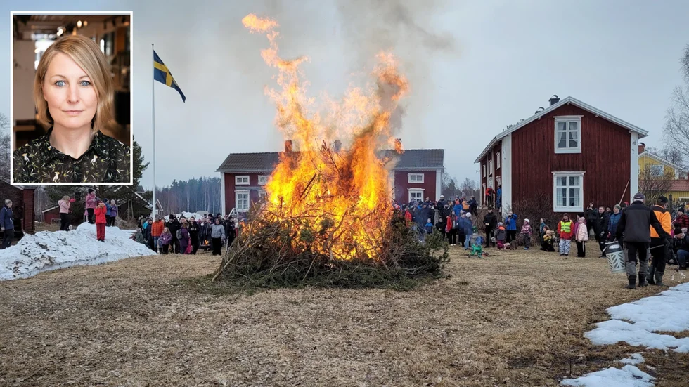 Erika Nygren, enhetschef på Naturvårdsverket, betonar att ansvariga måste ansöka om tillstånd till kommunen om man vill anordna en publik majbrasa.