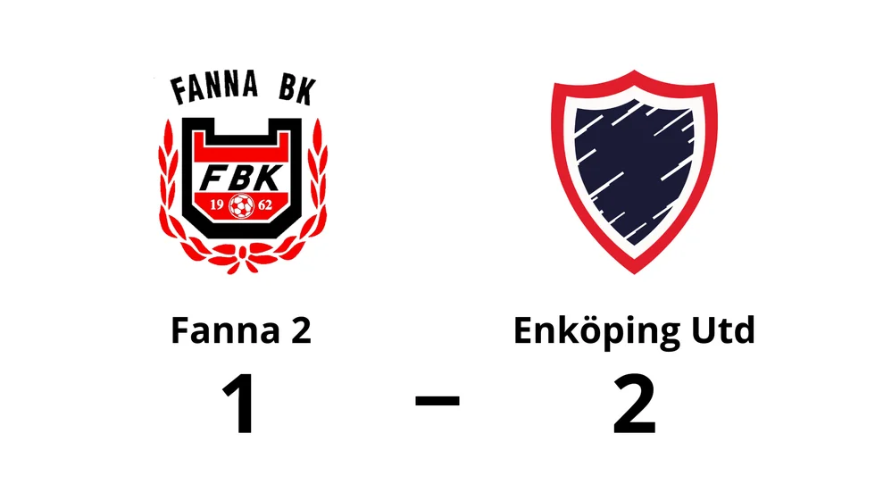 Fanna BK 2 förlorade mot Enköping United FK Dam