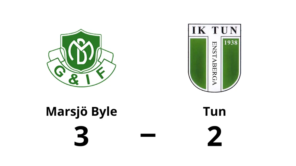 Marsjö-Byle GoIF vann mot IK Tun