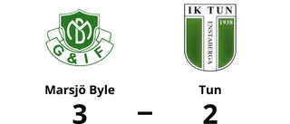Underläge i halvtid - men Marsjö Byle vände och vann