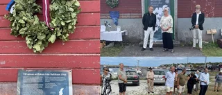 Plakett avtäckt i Herrviks hamn 