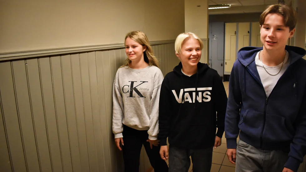 Ylva Sundquist, Josef Åström och Marcus Asplund är tillbaka i skolan efter ett långt sommarlov.