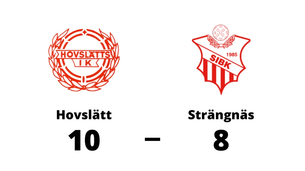 Hovslätts IK vann mot Strängnäs IBK