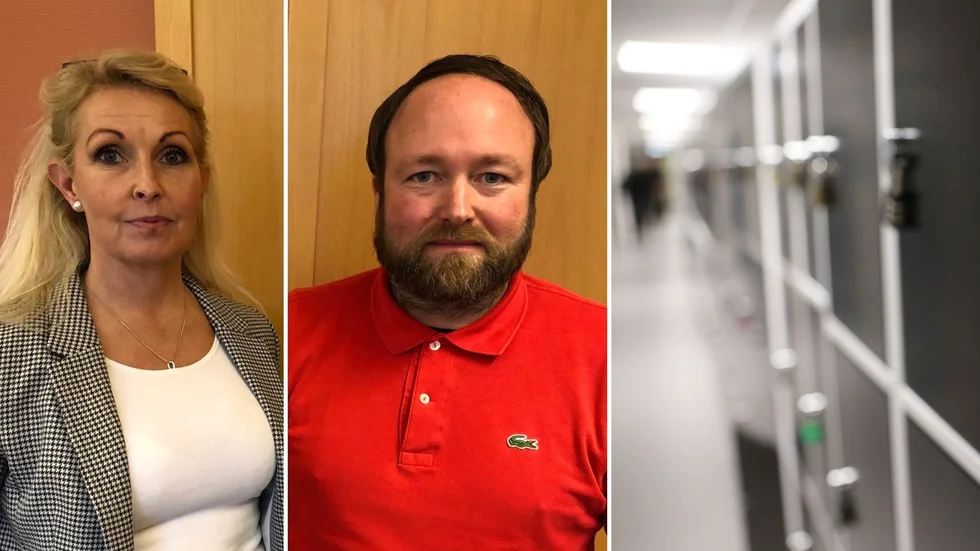 Rektorerna Helena Hadfy och Henrik Sävmo på Platengymnasiet ser mycket allvarligt på den senaste tidens händelser.