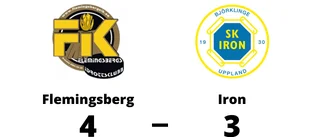 Avgörande i förlängning när Iron föll mot Flemingsberg