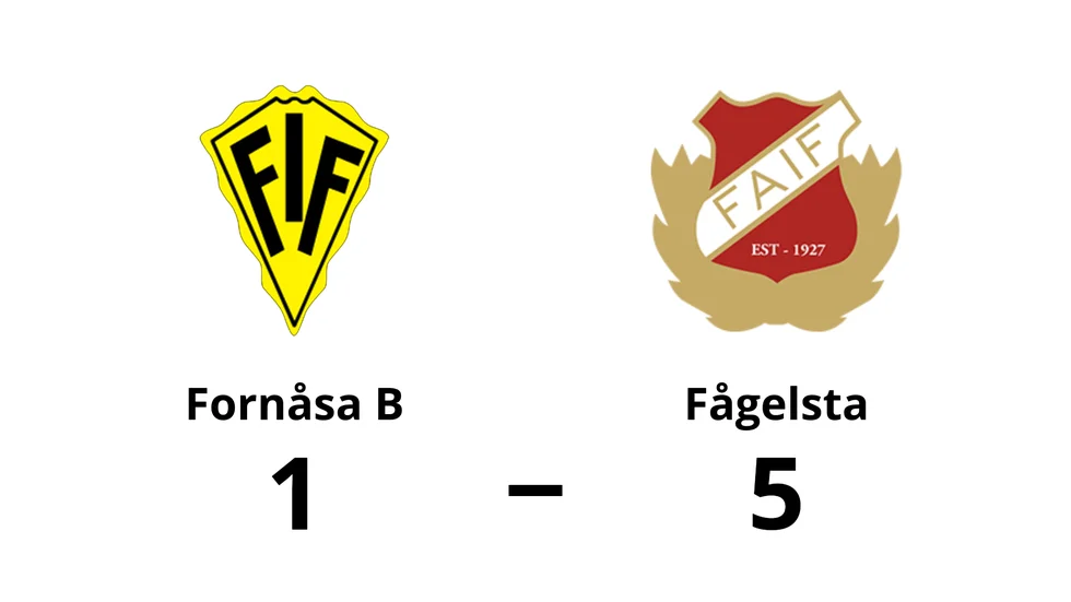 Fornåsa IF B förlorade mot Fågelsta AIF