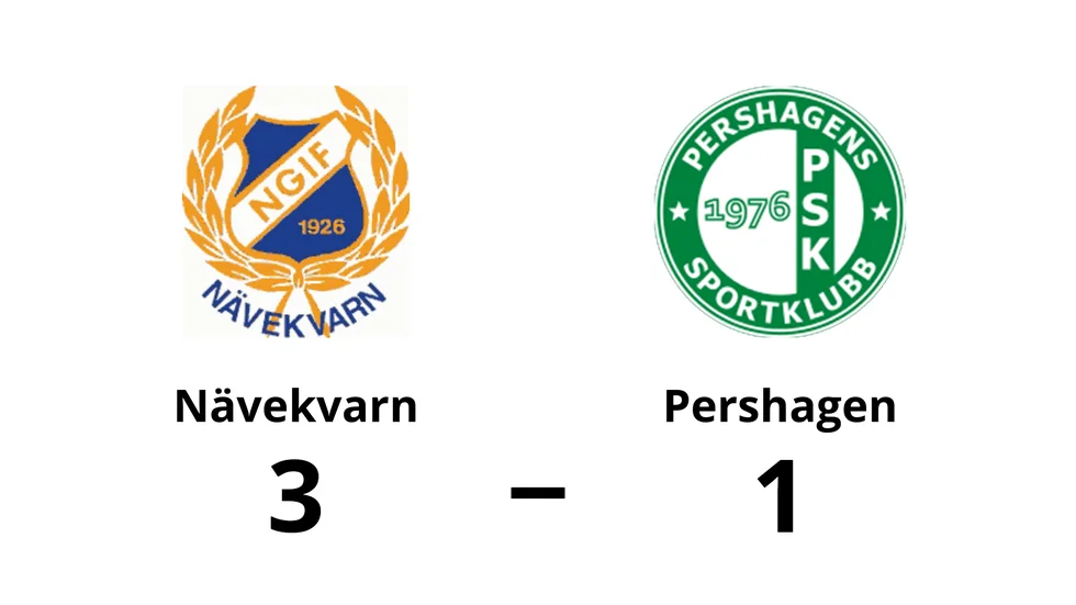 Nävekvarns GoIF vann mot Pershagens SK