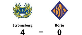 Axel Hillbom tvåmålsskytt när Strömsberg vann