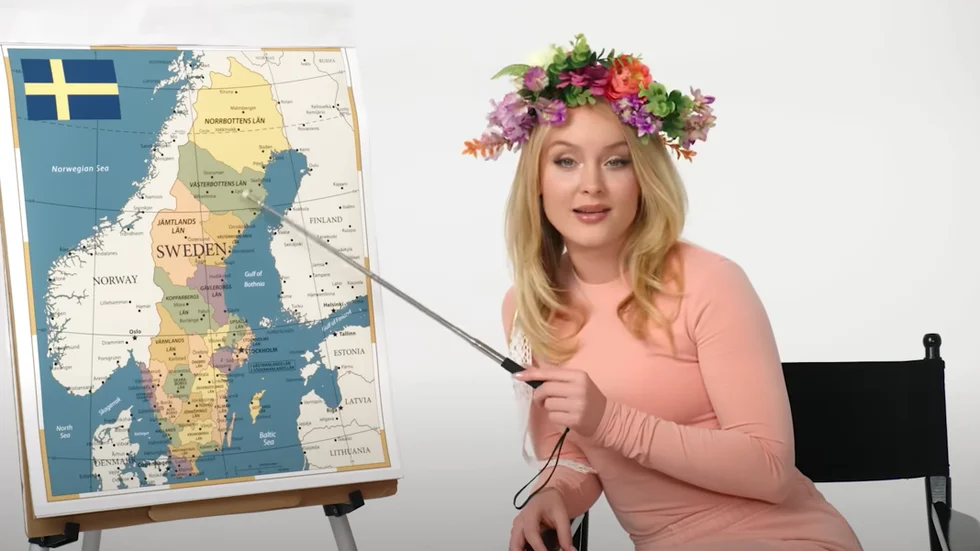 I klippet pratat Zara Larsson om hennes upplevelse av att besöka och uppträda i Skellefteå.
