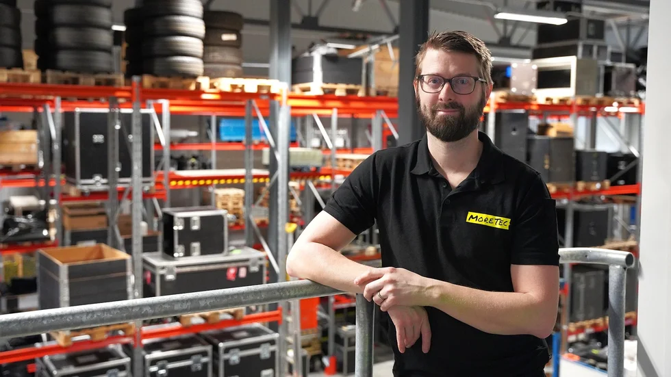 "Vi ser väldigt positivt på framtiden och har gjort en hel del investeringar", säger Mårten Larsson, VD på Moretec.