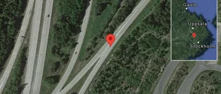 Trasig personbil stör trafiken på E4