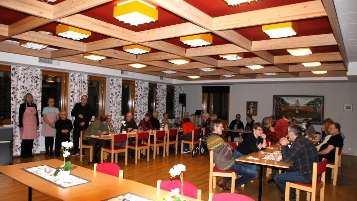 Från församlingen Katarina Brandlöv Rönnbäck, Anita Nilsson, Jörgen Wennström. Framtill: Niclas Nilsson föreningen Bjernna.       