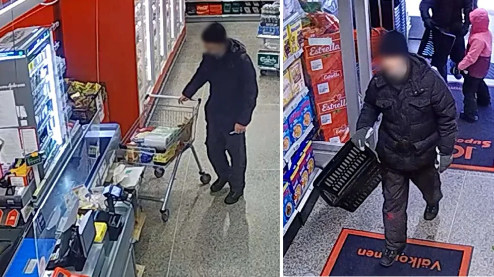 50-åringen har erkänt att han dödade sin mamma. Dagar innan hon hittades död i sin bostad fångades mannen på film av övervakningskameror på en matbutik.