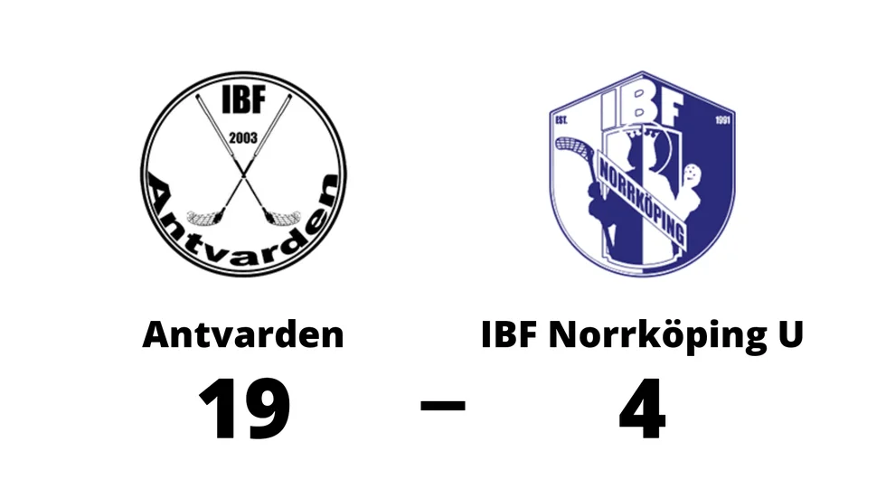 IBF Antvarden vann mot IBF Norrköping U-lag